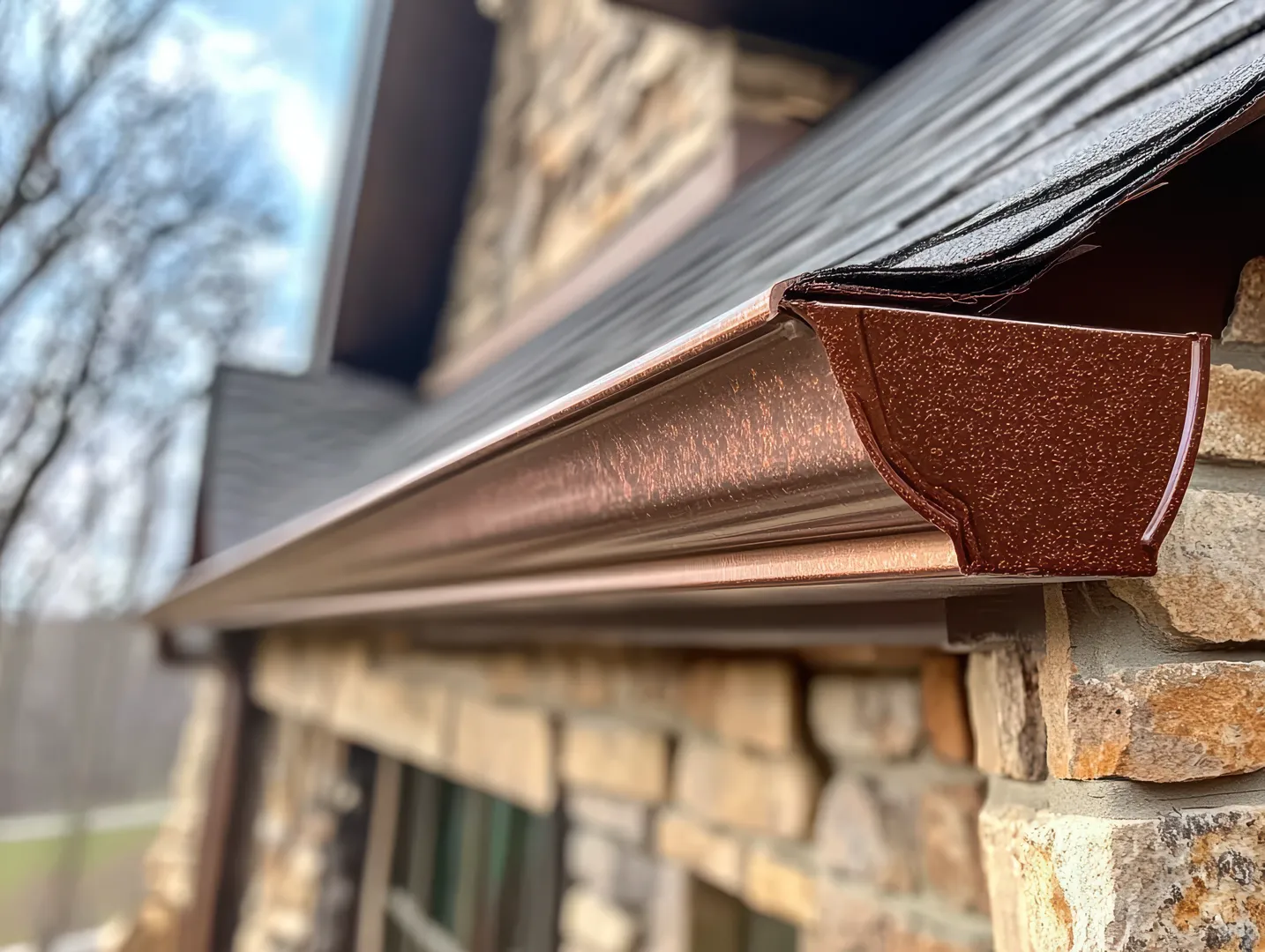 Montaż rynien z Pewny dach 3 Montaż rynien